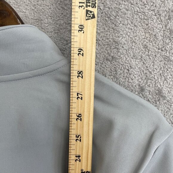 NEW 32 Degrees Heat Men's XL Lightweight Gray Windbreaker Jacket Full zip Mock - Picture 4 of 9